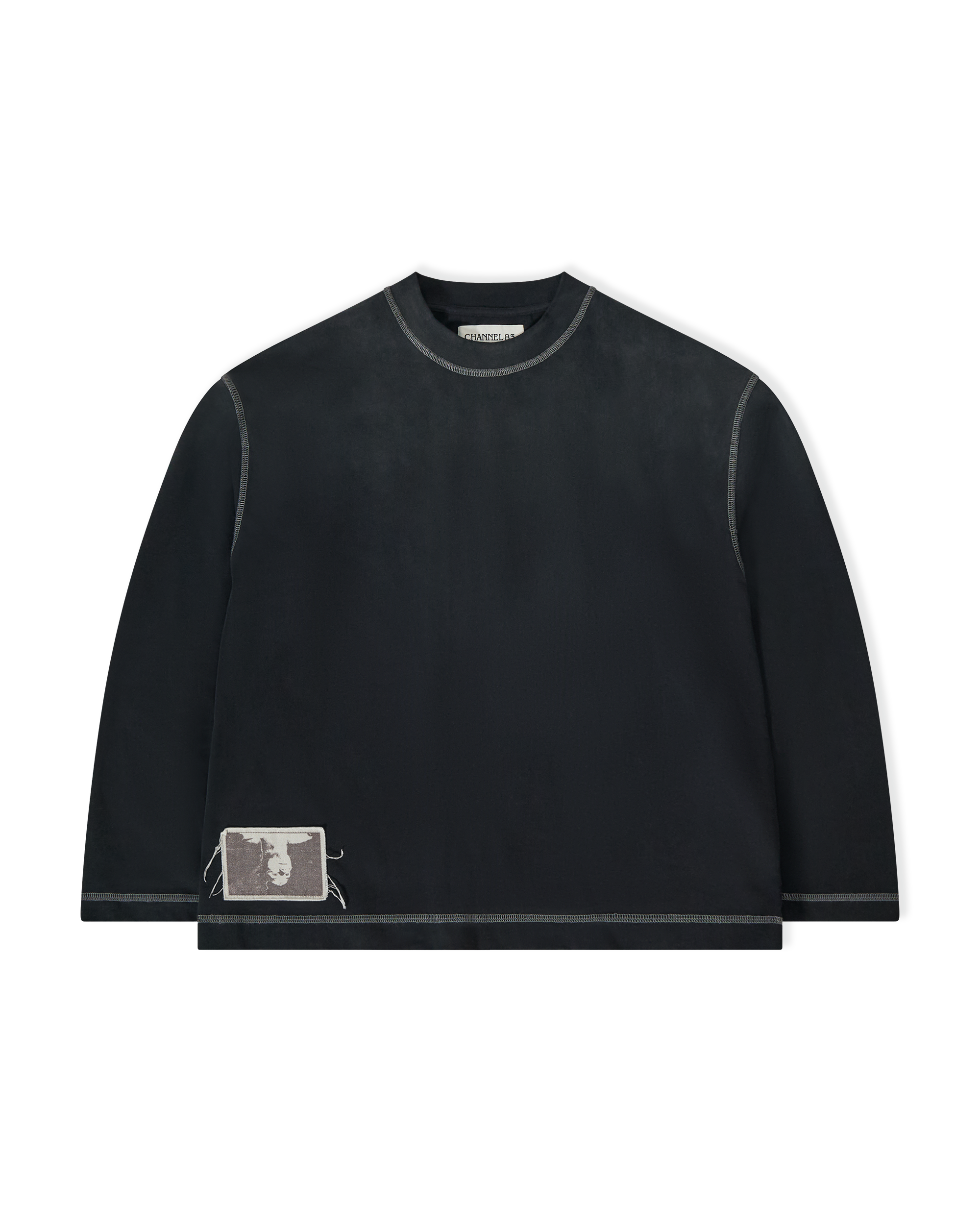 Contrast L/S T-shirt - Volcanic Ash