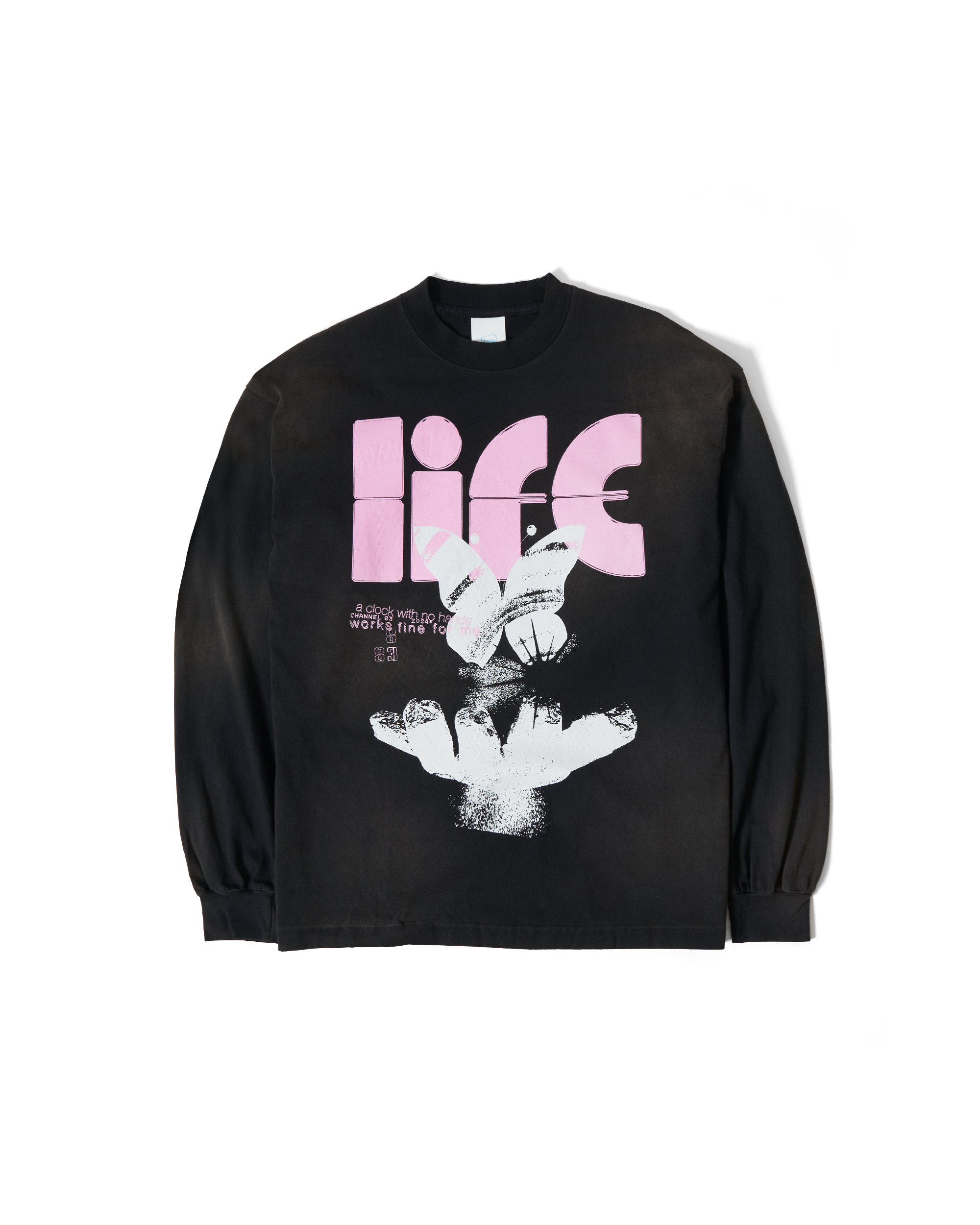 LIFE L/S T-SHIRT - COLD BREW DYE