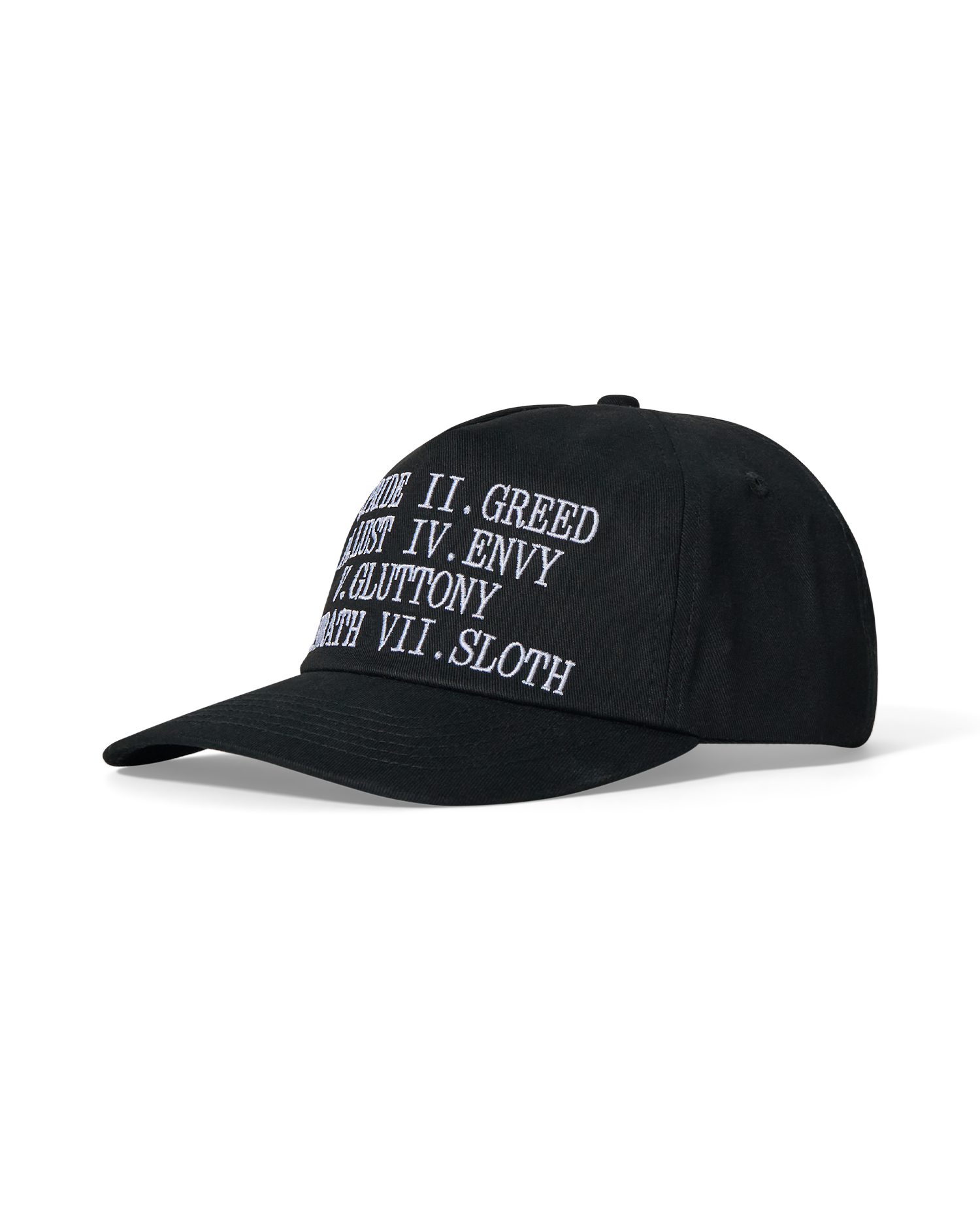Seven Sins Hat - Black / White