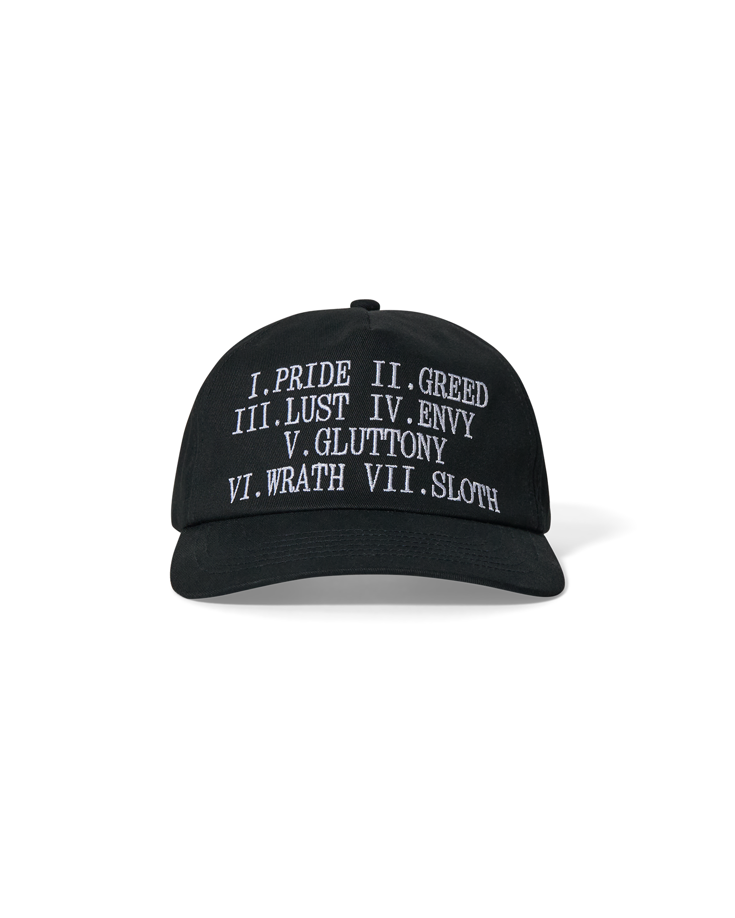 Seven Sins Hat - Black / White