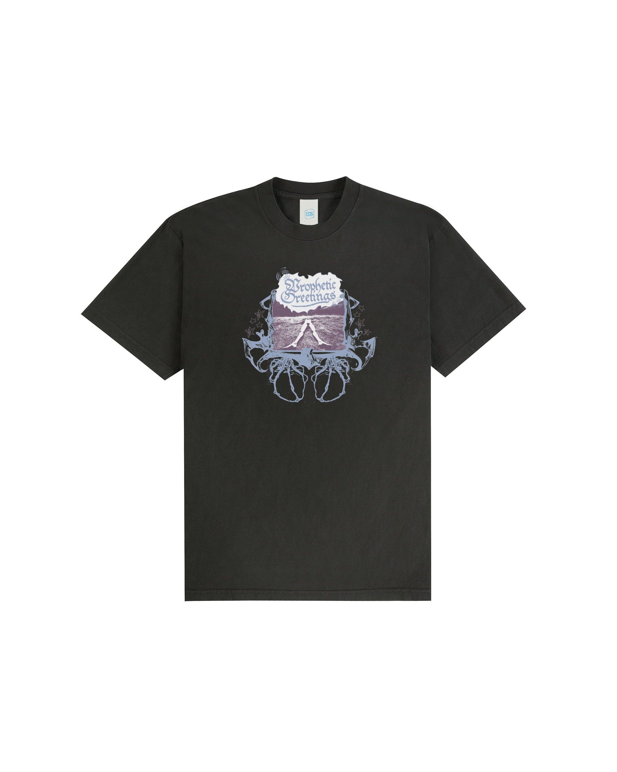 Prophetic Greetings T-shirt - Vintage Black