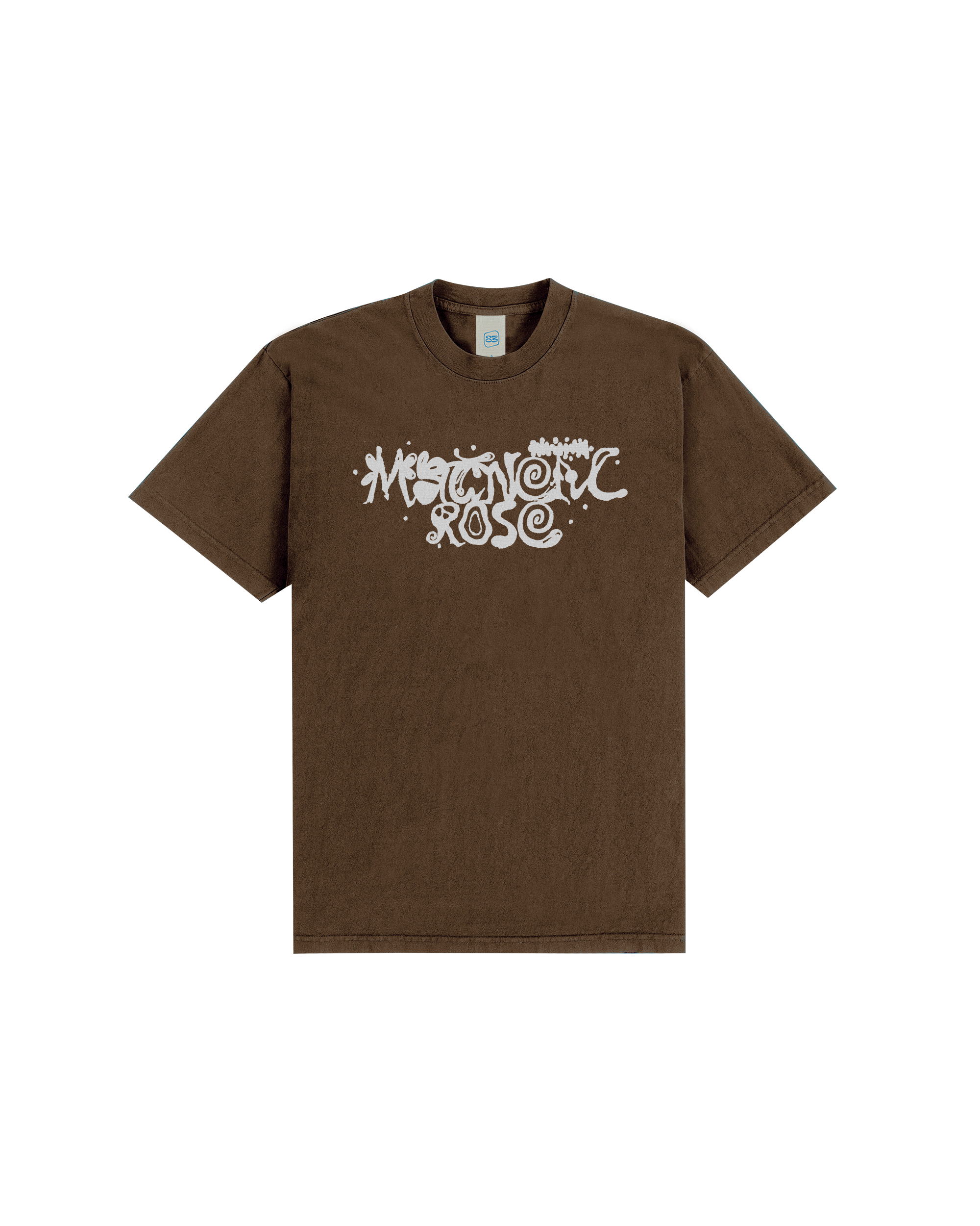 MAGNETIC ROSE T-SHIRT - CHOCOLATE