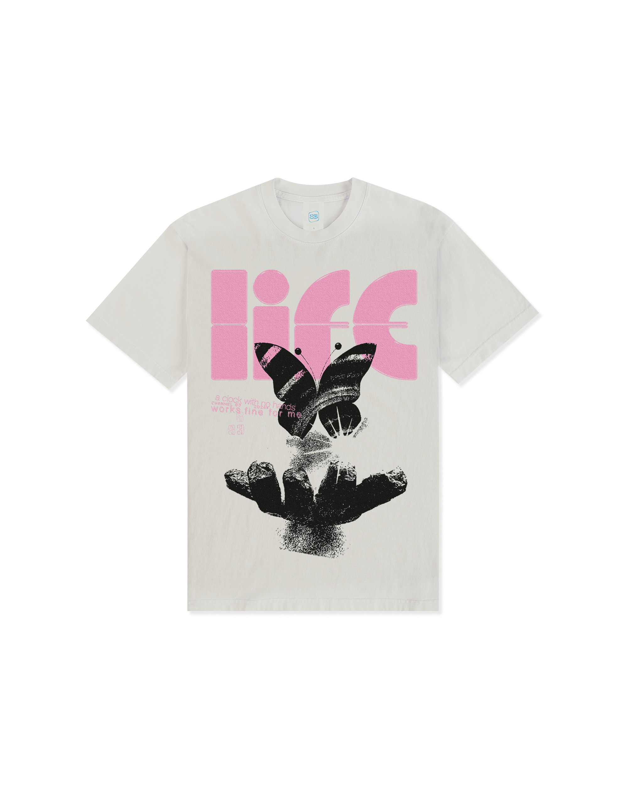 LIFE T-SHIRT - CEMENT