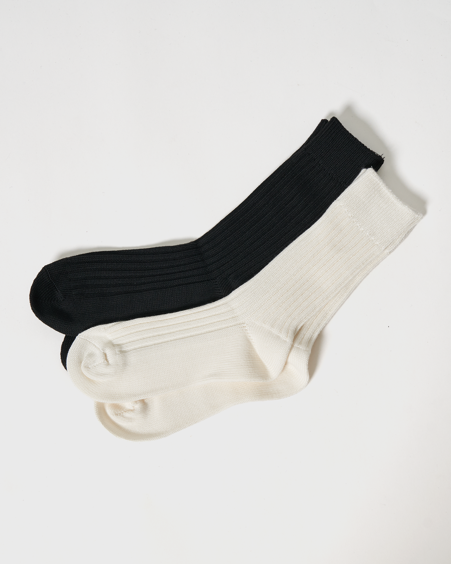 Logo Heavy Gauge Sock - Off White