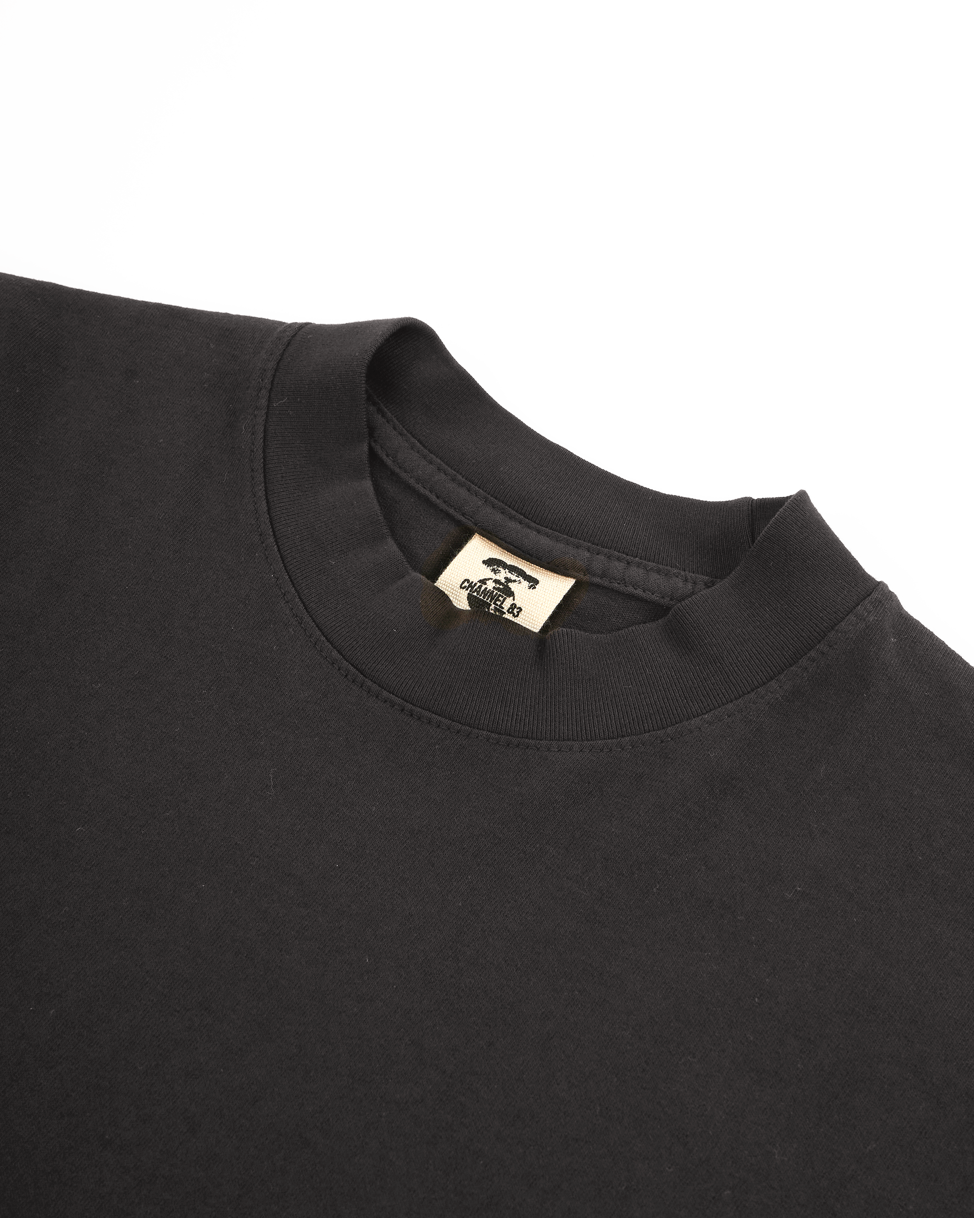 Embroidered Logo T-shirt - Vintage Black